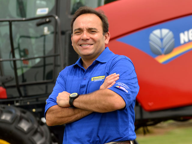 Abe Hughes exudes confidence about the company he leads and the dealers that represent it to farmers. (DTN/The Progressive Farmer photo by Jim Patrico)